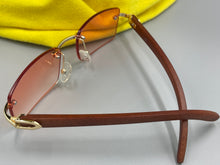 Load image into Gallery viewer, Sunglasses Crystal Cut Rimless