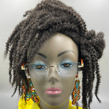 Load image into Gallery viewer, Sunglasses Crystal Cut Rimless