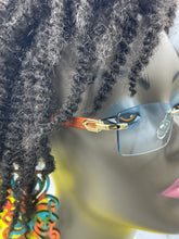 Load image into Gallery viewer, Sunglasses Crystal Cut Rimless