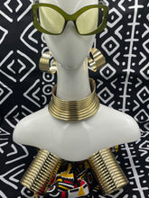 Load image into Gallery viewer, Choker Collar Necklace & Two-Hand Bracelet 3 Pc. Set