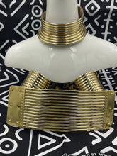 Load image into Gallery viewer, Choker Collar Necklace & Two-Hand Bracelet 3 Pc. Set