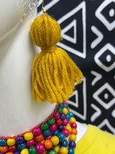 Load image into Gallery viewer, Earrings Afghan Yarn Danglers