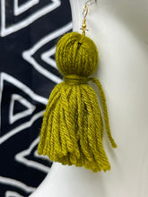 Load image into Gallery viewer, Earrings Afghan Yarn Danglers