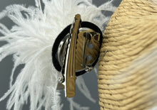 Load image into Gallery viewer, Brooch Hair Clip Ostrich Feathers