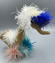 Load image into Gallery viewer, Brooch Hair Clip Ostrich Feathers