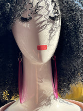 Load image into Gallery viewer, Earrings Stained Glass Leaf