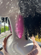 Load image into Gallery viewer, Earrings Stained Glass Leaf