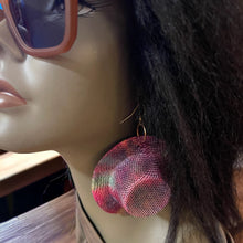 Load image into Gallery viewer, Earrings Straw Fedora