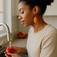 Load image into Gallery viewer, Earrings Tangerine