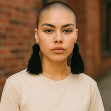 Load image into Gallery viewer, Earrings Lash Yarn Danglers