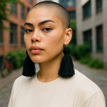 Load image into Gallery viewer, Earrings Lash Yarn Danglers