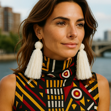 Load image into Gallery viewer, Earrings Lash Yarn Danglers