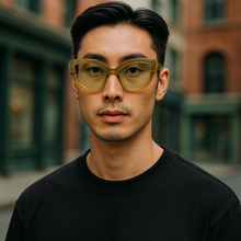 Load image into Gallery viewer, Sunglasses Green on Green Cat-Eyes