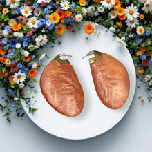 Load image into Gallery viewer, Earrings Flat Oversized Water Drop