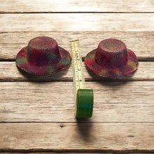 Load image into Gallery viewer, Earrings Straw Fedora