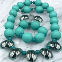 Load image into Gallery viewer, Necklace Bracelet & 2 Pair of Earrings Set