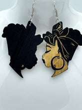 Load image into Gallery viewer, Earrings Wooden Womens Profile