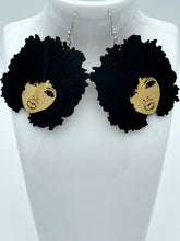 Load image into Gallery viewer, Earrings Wooden Womens Profile
