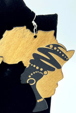 Load image into Gallery viewer, Earrings Wooden Womens Profile