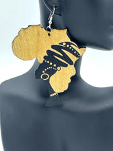 Load image into Gallery viewer, Earrings Wooden Womens Profile