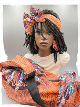 Load image into Gallery viewer, African Wax Fabric Shopper Handbag