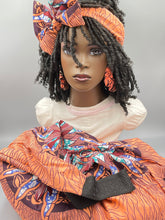 Load image into Gallery viewer, African Wax Fabric Shopper Handbag