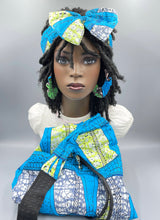 Load image into Gallery viewer, African Wax Fabric Shopper Handbag