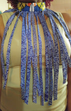 Load image into Gallery viewer, Flat Strips Ethnic Fabric Choker Necklace
