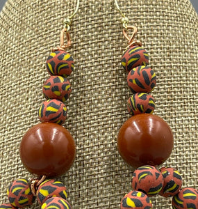 Earrings | 1-Of-A-Kind by Lillie Pearl | Round Rubber Covered Rings