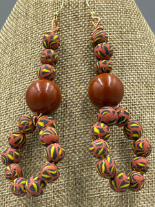 Earrings | 1-Of-A-Kind by Lillie Pearl | Round Rubber Covered Rings