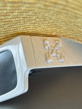Load image into Gallery viewer, Sunglasses Retro White Rectangle
