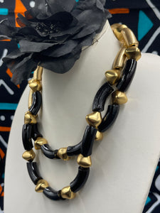 Bamboo Inspired Necklace