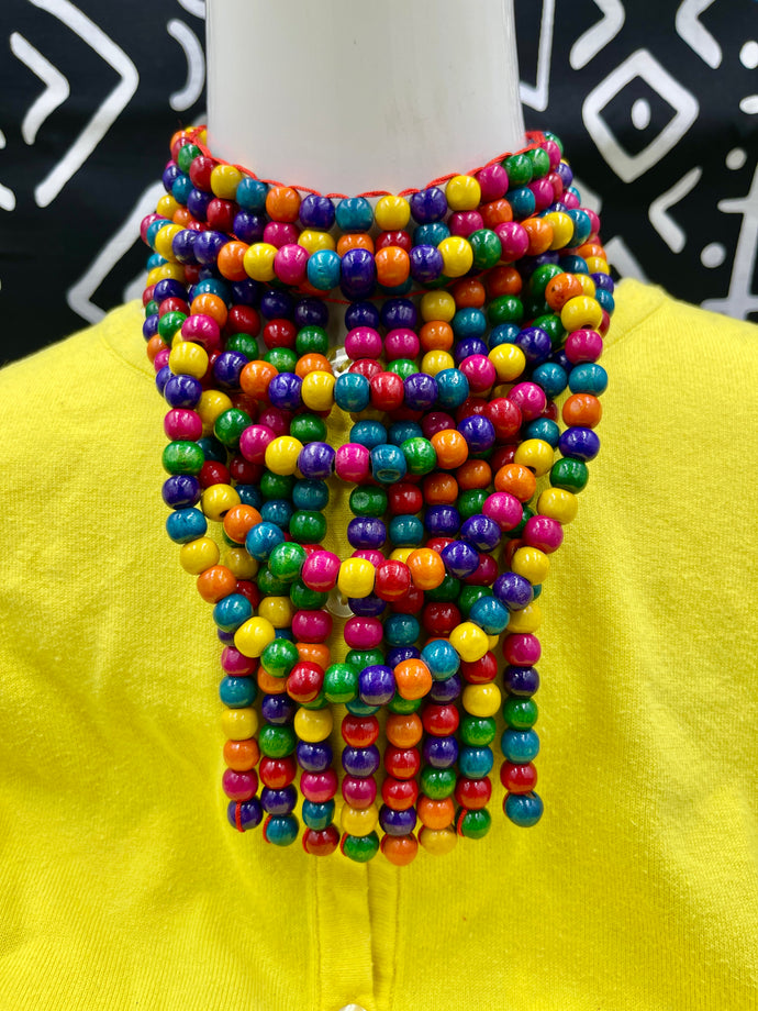 Necklace Bohemian Wooden Beads