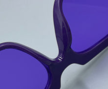 Load image into Gallery viewer, Sunglasses Purple Cat-Eyes

