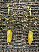 Load image into Gallery viewer, Earrings | Gold Plated Aluminum Ribbons
