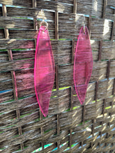 Load image into Gallery viewer, Earrings Stained Glass Leaf
