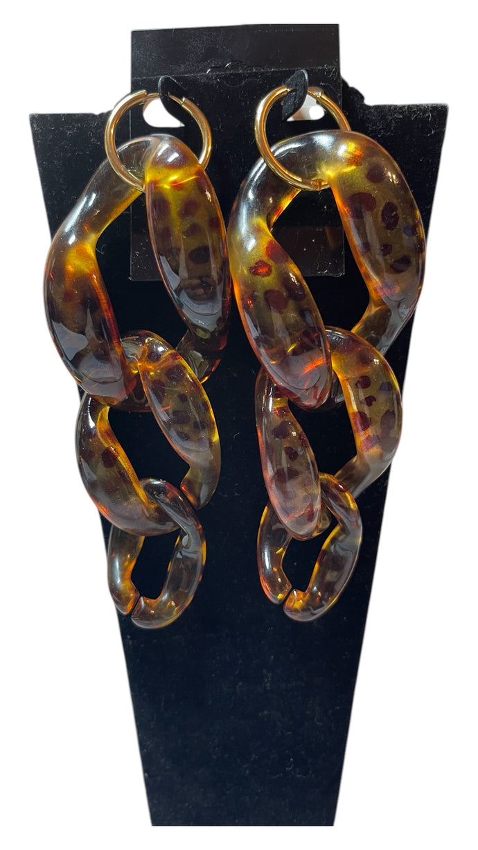 Earrings Giant Tortoise Links