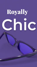 Load image into Gallery viewer, Sunglasses Purple Cat-Eyes
