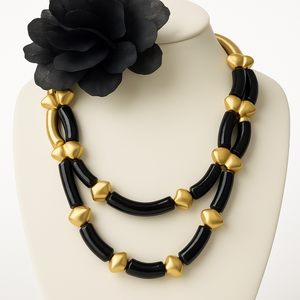 Bamboo Inspired Necklace