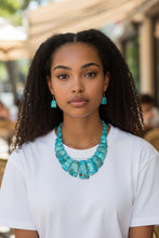 Load image into Gallery viewer, Necklace Bracelet &amp; 2 Pair of Earrings Set
