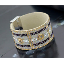 Load image into Gallery viewer, Glitter Crystal Cuff
