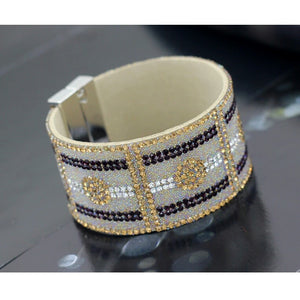 Glitter Crystal Cuff