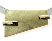 Load image into Gallery viewer, Gold Silver Etched Choker Necklace
