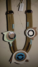 Load image into Gallery viewer, Cord Necklace | Carved Tulip Shape Ornaments
