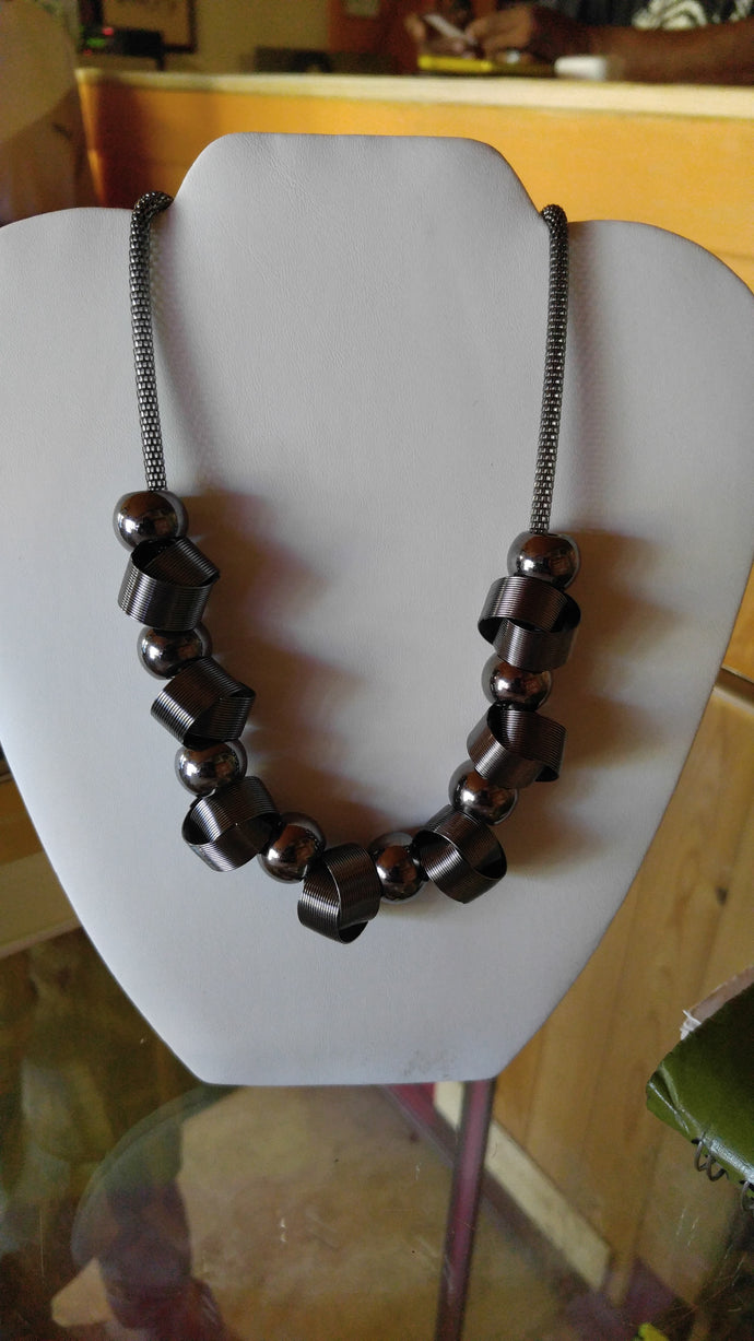 Gunmetal Necklace