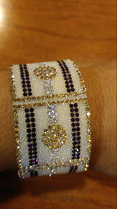 Glitter Crystal Cuff