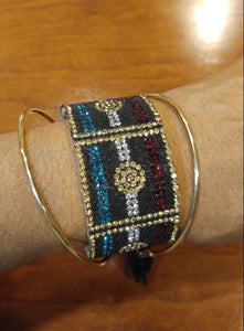Glitter Crystal Cuff