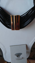 Load image into Gallery viewer, Black Multi Layer Rope Necklace
