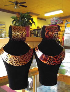 Cheetah Necklace & Cuff Set