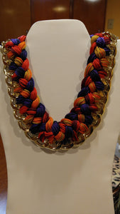 Rope & Gold Chain Necklace